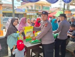 Operasi Pasar Murah Polresta Samarinda dan Bulog, 300 Karung Beras Ludes Diserbu Warga