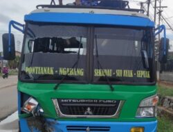 Kecelakaan Maut di Sekadau, Pengendara Motor Meninggal Usai Tabrakan dengan Micro Bus