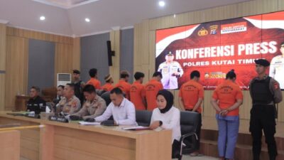 7 Kasus Narkoba di Kutim Terungkap dalam Sebulan, 9 Tersangka Ditangkap dengan Puluhan Gram Sabu