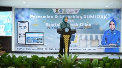 Dukung Ekonomi Kreatif Lokal, TP PKK Kalteng Resmikan RUMI, Toko Offline dan Online UMKM