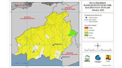 BPBD Kalteng Siagakan Mitigasi Hadapi Potensi Banjir Akhir Tahun, Warga Diminta Waspada tapi Tidak Panik