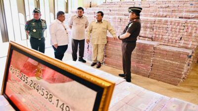 Presiden Prabowo Saksikan Penyerahan Rp13,2 Triliun Uang Korupsi CPO