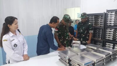 Danrem 121/Abw Pastikan Dapur Program Makan Bergizi Gratis di Landak Berstandar Mutu dan Higienitas Tinggi
