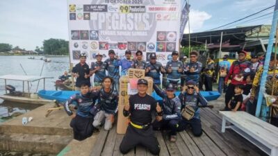 Lomba Mancing Pegasus Season II Libatkan 463 Peserta, Jaga Kelestarian Udang Galah!