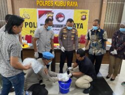 Pemusnahan 2 Kg Sabu di Kubu Raya: Barang Bukti dari Bandara Supadio dan Komplek Perumahan Dimusnahkan