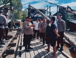 11 Rakit PETI Aktif di Sungai Kapuas Ditemuka Polisi Sekadau, Imbauan Tegas Diberikan