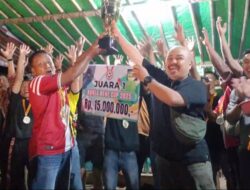 Pesta Rakyat di Landak: Turnamen Sepak Bola HUT RI ke-80 Kuala Behe Ditutup Meriah, Aook FC Raih Juara