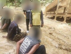 Menambang Emas Ilegal di Malaysia, Tiga WNI Ditangkap PDRM Jeli Bersama Alat Berat