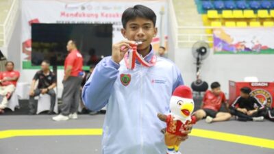 Atlet Taekwondo Kalteng Raih Medali Perak di POPNAS XVII 2025, Semangat Isen Mulang Terus Menyala
