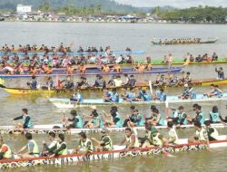Lomba Dayung Sungai Kayan Meriahkan HUT ke-13 Kalimantan Utara