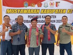 Fransisco Wardianus Kembali Terpilih Nahkodai Perbakin Sekadau Periode 2025-2029