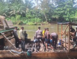 Lelah dengan Pencemaran, Warga Sekadau Hulu Bertindak: Bersama Polisi Tertibkan Tambang Ilegal di Sungai Ntorap