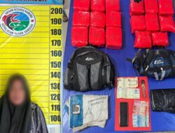 Penyelundupan 18,5 Kg Sabu Lintas Batas Gagal, Polres Sanggau Amankan Kurir Perempuan