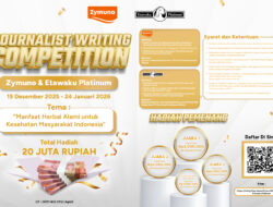 Resmi Dimulai! Journalist Writing Competition 2025 Zymuno dan Etawaku Berhadiah 20 Juta Menanti Para Jurnalis