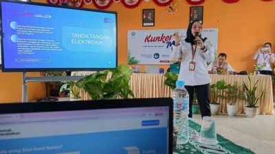 Akselerasi Transformasi Digital, MKKS SMP Melawi Gelar Sosialisasi Tanda Tangan Elektronik