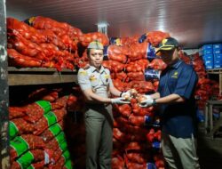 Balai Karantina Kalbar Gagalkan Penyelundupan 33,9 Ton Bawang Bombai Belanda dan Cina