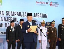 Lantik 163 Pejabat Pemkab Ketapang, Bupati Alex Pesankan Kerja Tulus dan Responsif
