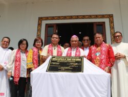 Franciscus Sibarani Akhiri Penantian Panjang Umat Stasi Bawat Keuskupan Agung Pontianak, Gereja Baru Akhirnya Berdiri