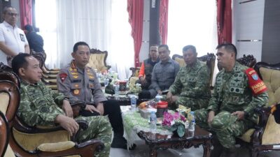 Gubernur Ria Norsan Sambut Panglima TNI dan Kapolri, Perkuat Kesiapan Penanganan Karhutla