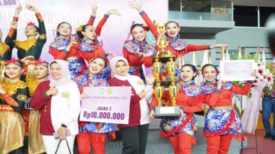 USUNG Keberagaman Perwosi Kalbar Sabet Juara Tiga Senam Kreasi Nasional 2026